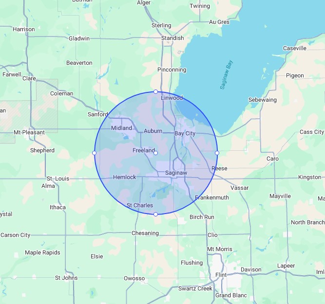 Service Area Map